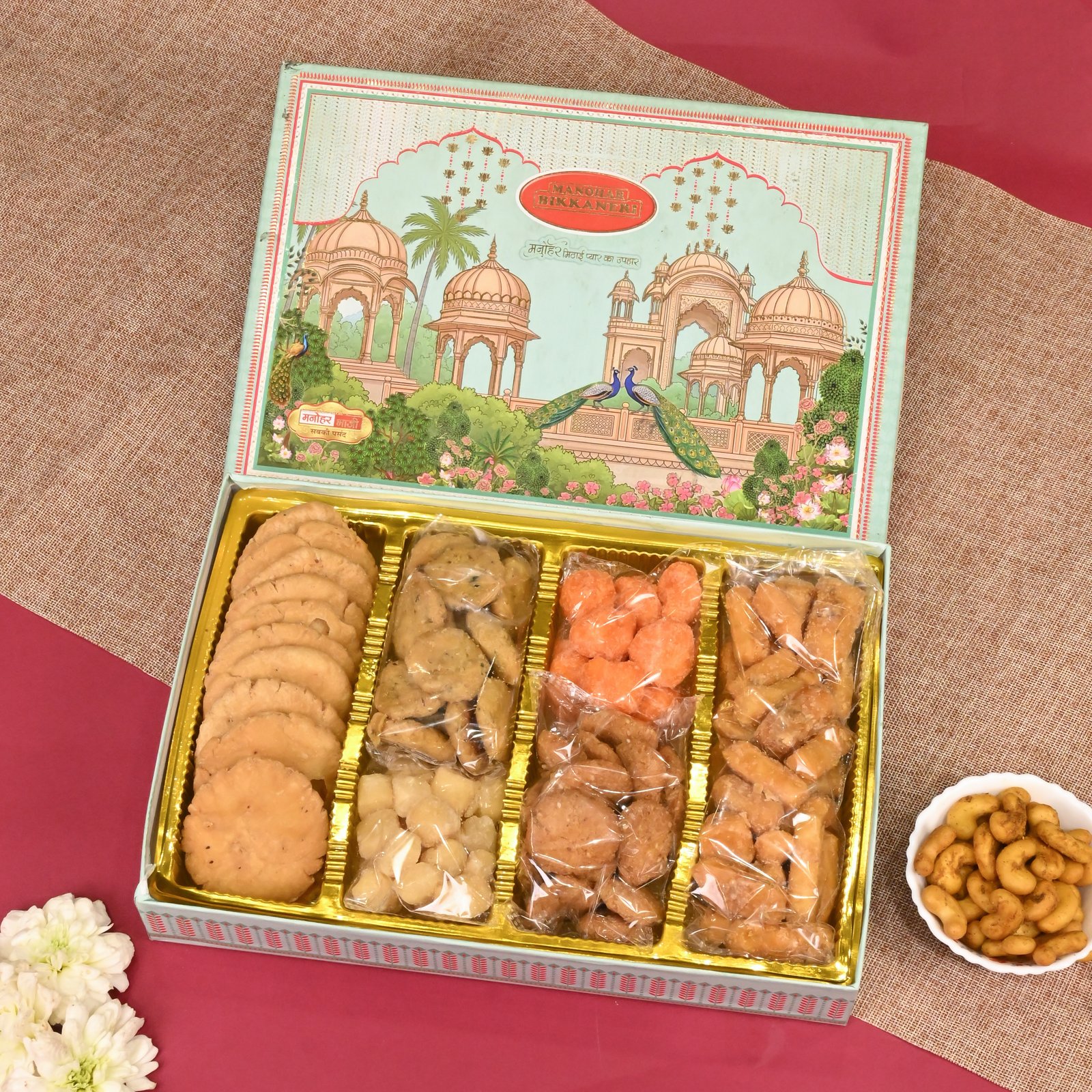 Gift box of Punjabi sweets