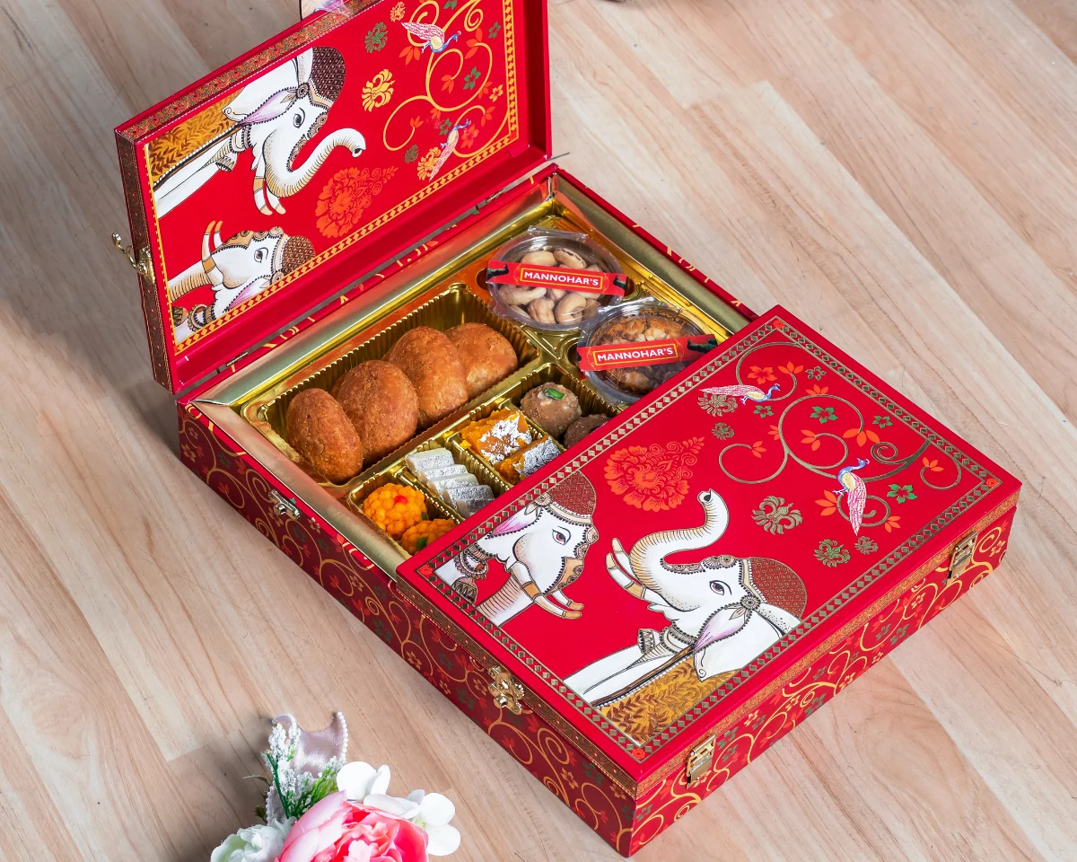 The Red Rajbox Bhaji Box